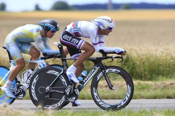 Peter Velits (Omega Pharma - Quick Step) finished fourth on the stage