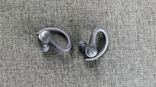 JLab Go Air Sport review: earbuds outside of case