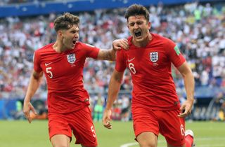 Harry Maguire (right) and John Stones