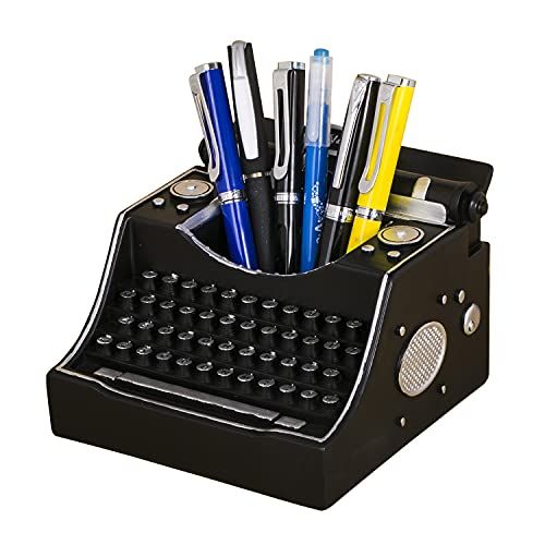 Retro Typewriter Pen Holder 