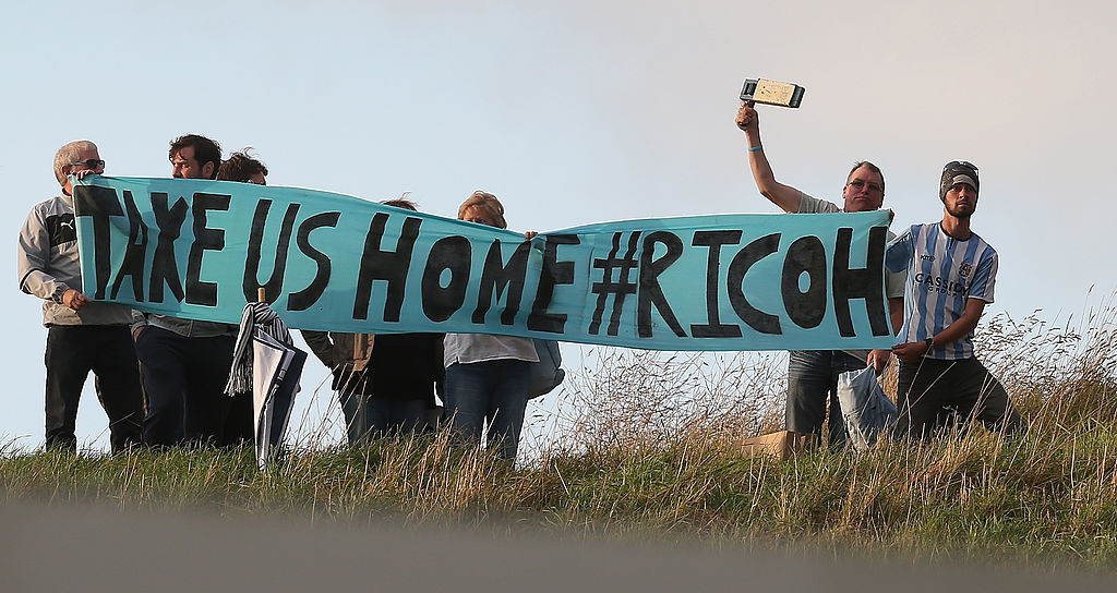 Coventry fans protest in 2013