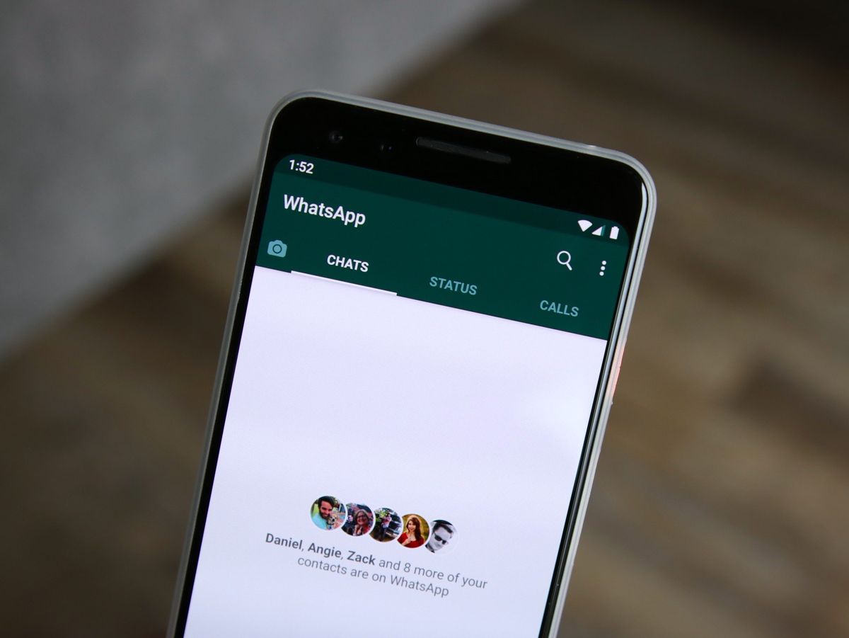 WhatsApp home page