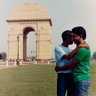 India Gate (from the series Exiles), 1987, by Sunil Gupta