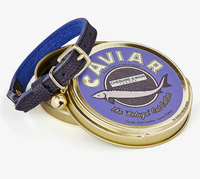 Cheshire &amp; Wain Beluga Caviar leather cat collar - £58, Selfridges