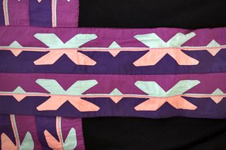 Osage ribbon work for a dress