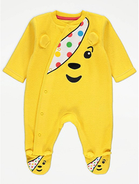 6. Pudsey Bear Yellow All In One - View at ASDA