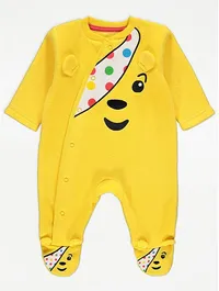 6. Pudsey Bear Yellow All In One - view at ASDA.