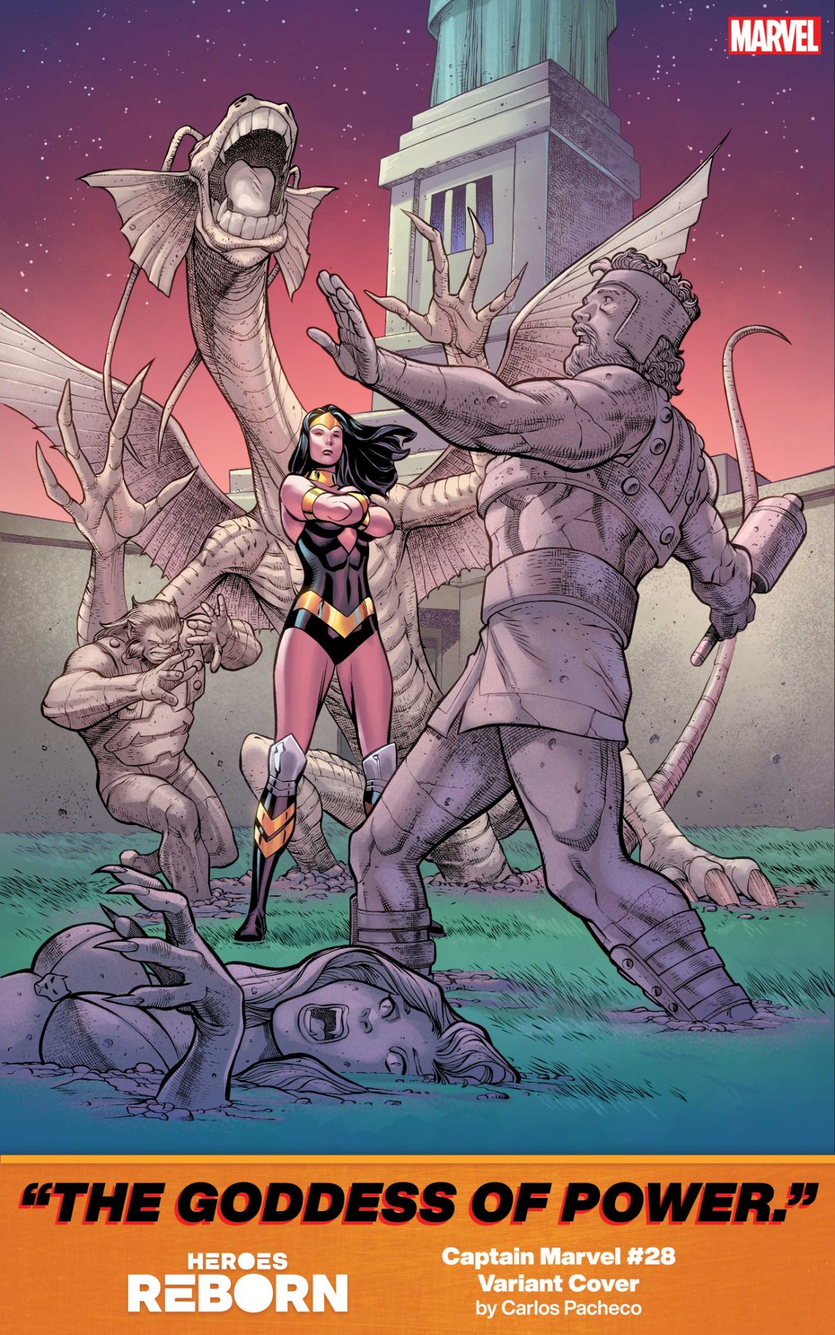 Heroes Reborn Carlos Pacheco variant covers