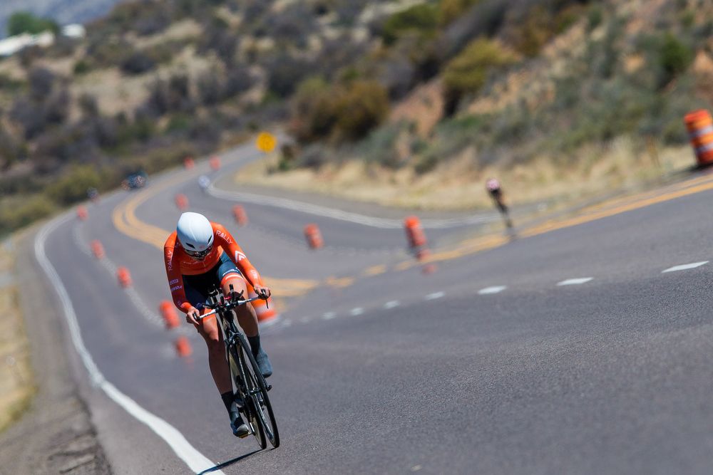 Abigail Mickey (Rally Cycling) during stage 3 of the Tour of The Gila