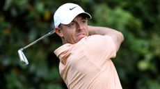 Rory McIlroy takes a shot at the BMW PGA Championship