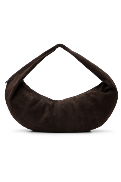 Cordera, Brown Suede Crossbody XL Bag