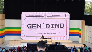 Google I/O 2024 pre-stage showing "Gen Dino"