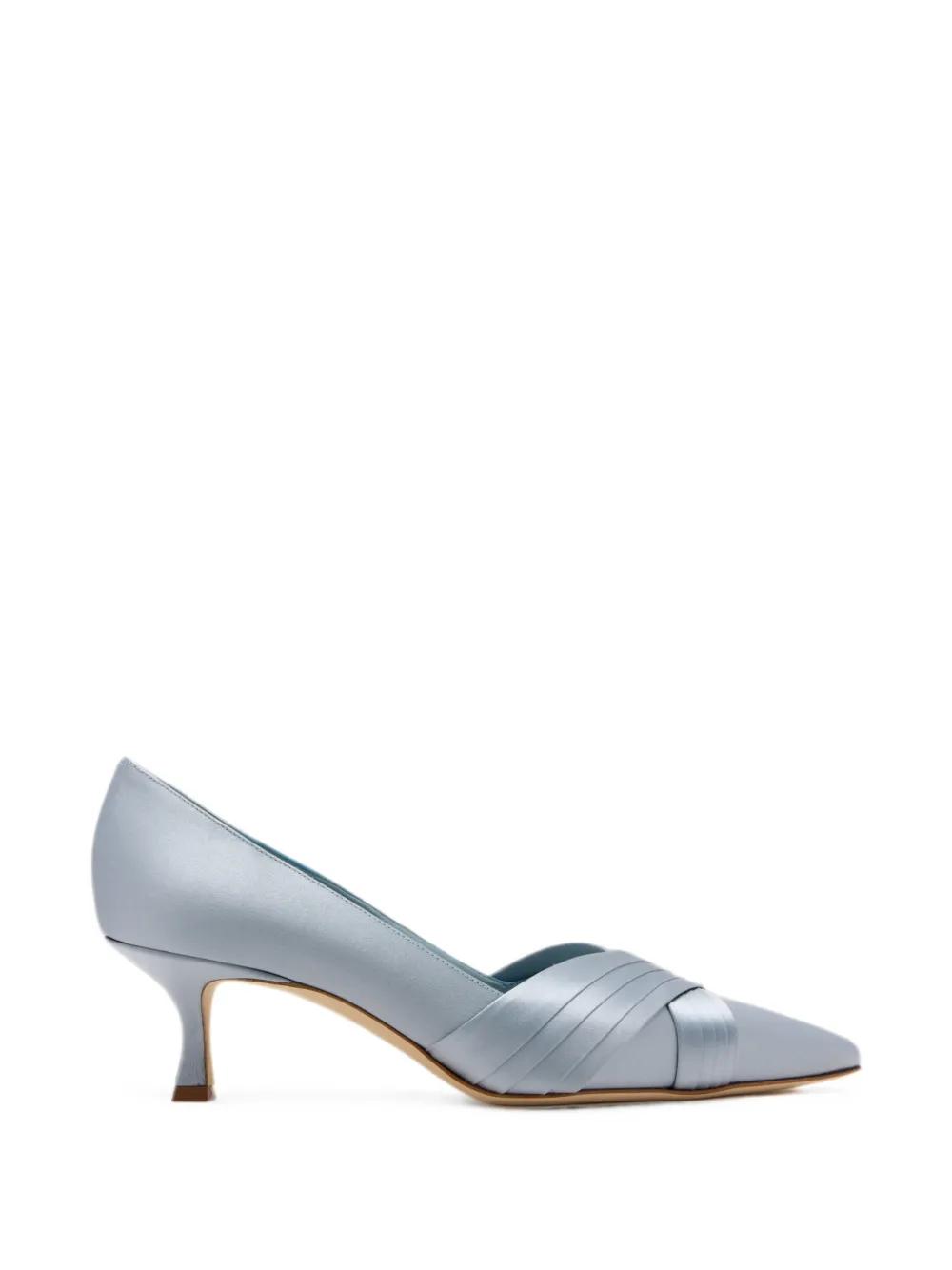 Manolo Blahnik Vieralo Criss-Cross Pointed-Toe Heeled Pumps | 35