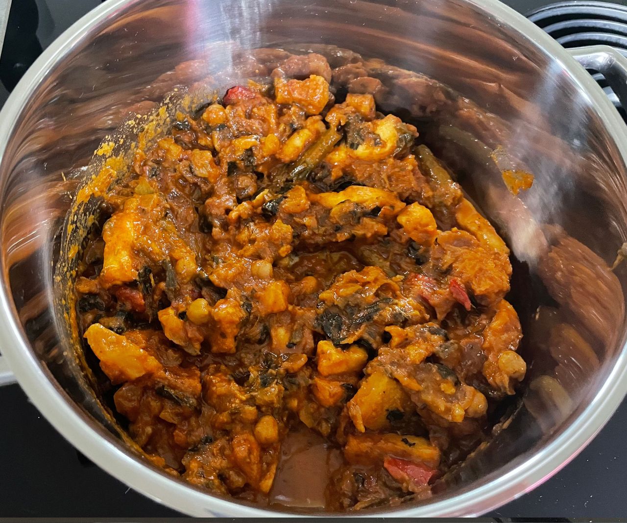 Curry in the M&amp;S 5-piece Stainless Steel Pan Set