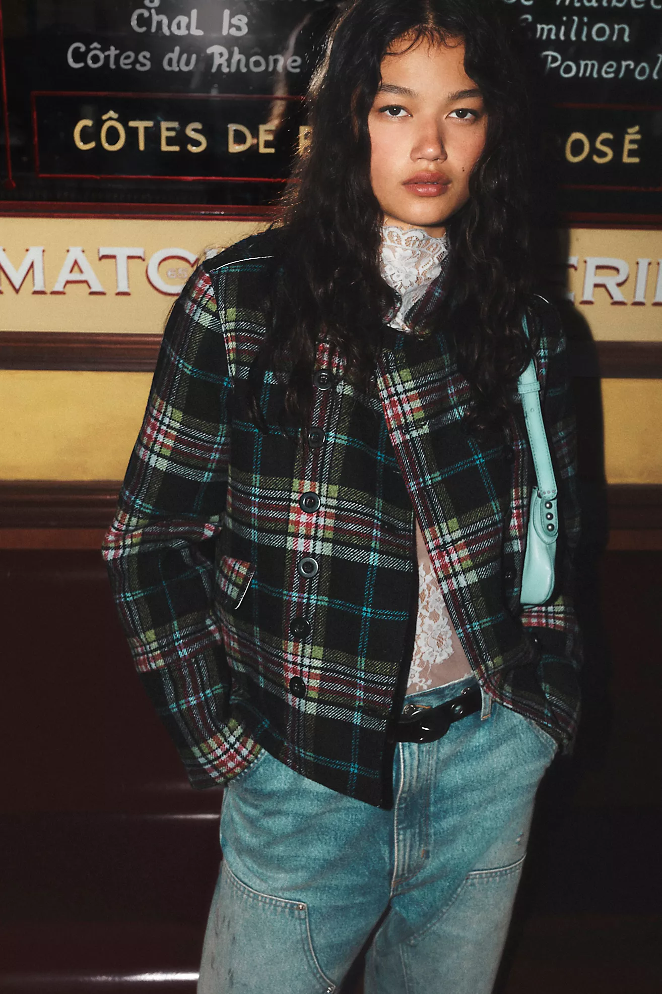 Lotty Soko Plaid Band Jacket