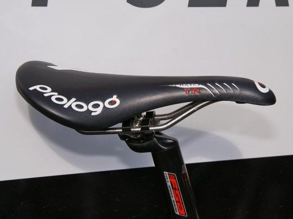 A Prologo saddle caps O'Grady's machine.