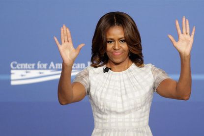 Michelle Obama thinks we should have a woman president ASAP &mdash; and it 'definitely' won't be her