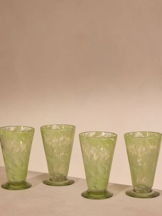 Purton Highball, Set of Four, Pistachio