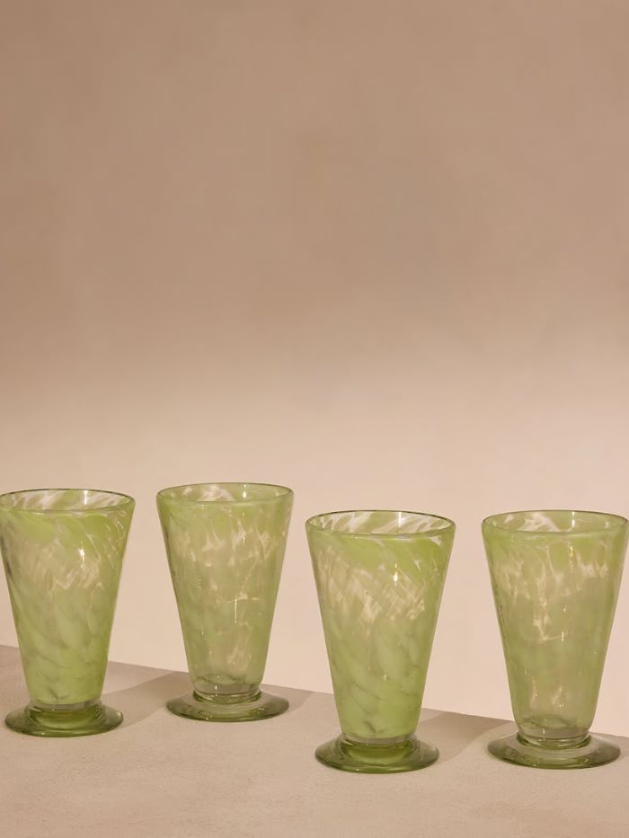 Purton Highball, Set of Four, Pistachio