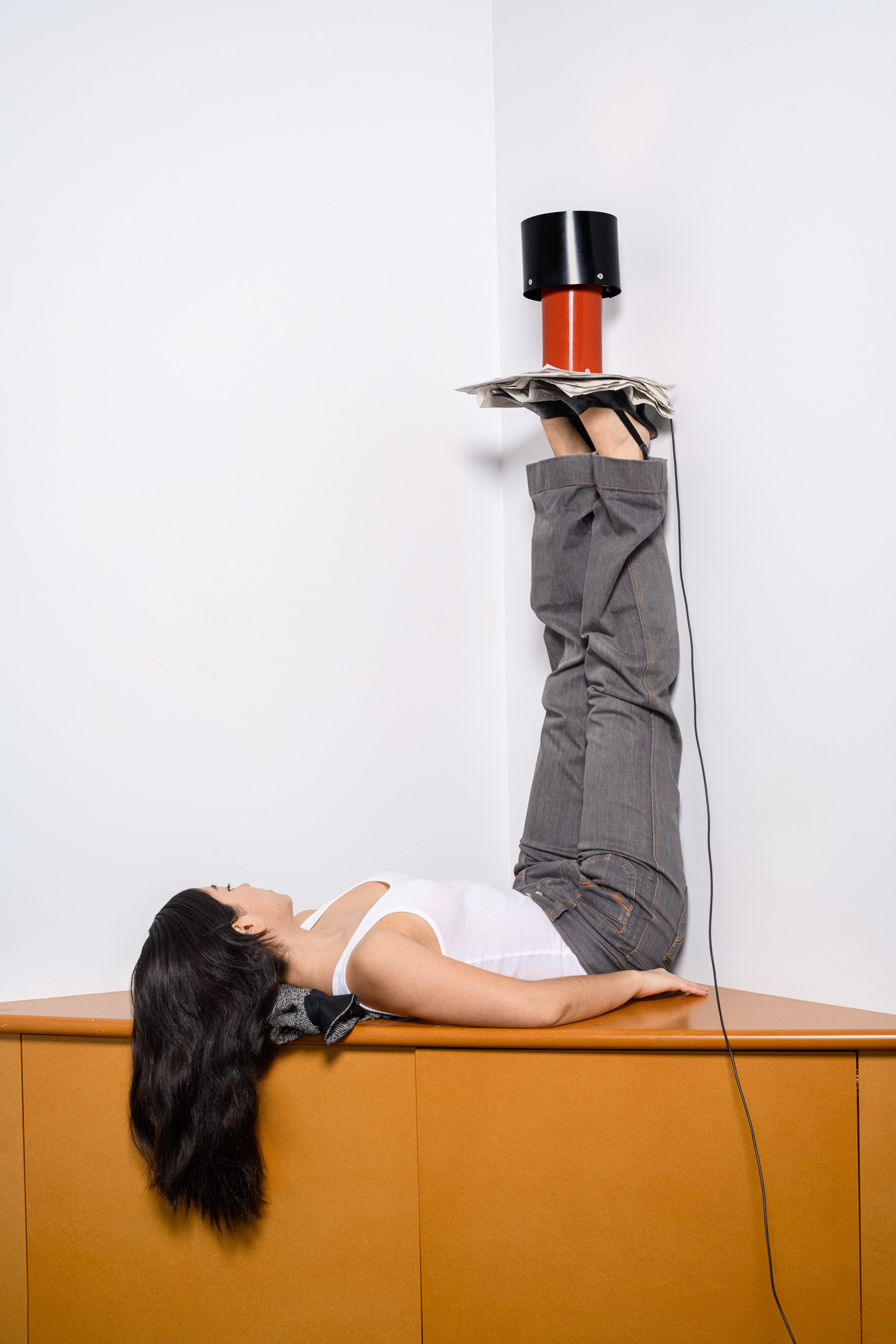 Black rubber furniture