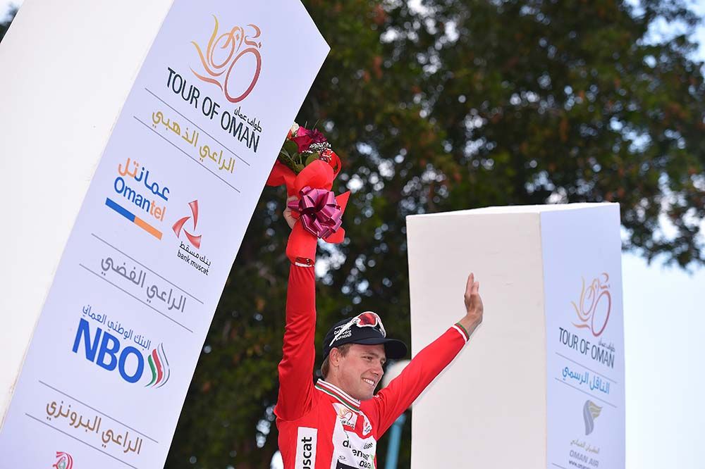 Edvald Boasson (Dimension Data) on the podium