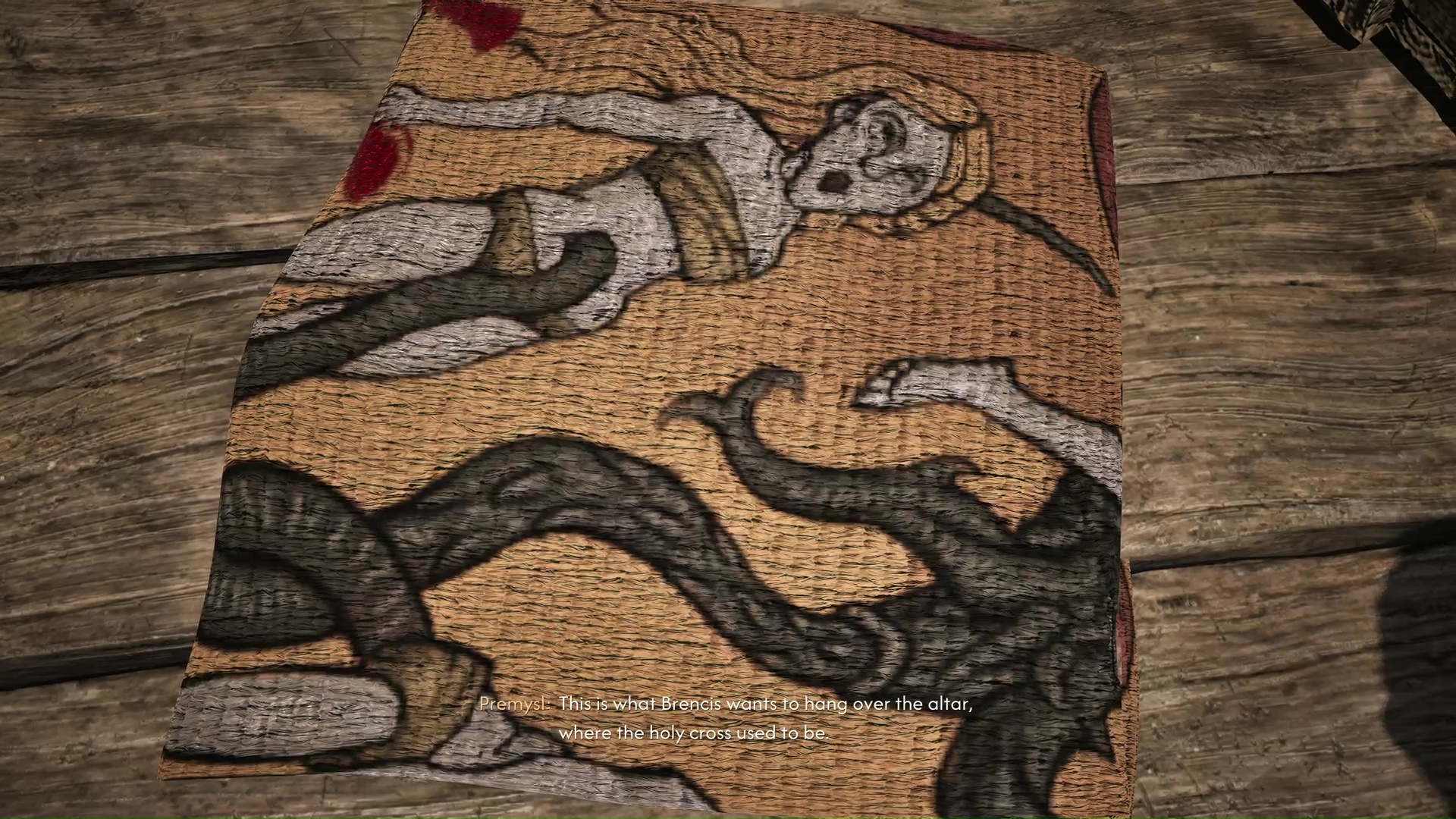 The stolen Blasphemy Banner in The Blood of Dawnwalker