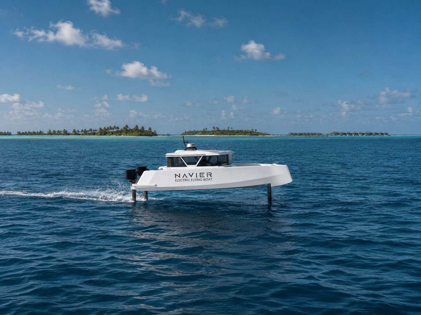Navier N30 Hydrofoil in the Maldives
