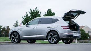 2025 Genesis GV80 3.5T AWD Prestige trunk opening up.