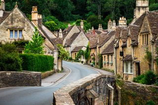 Period houses in a conservation area