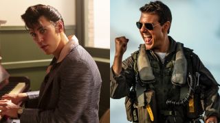 Austin Butler in Elvis and Tom Cruise in Top Gun: Maverick