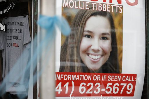 A missing poster for Mollie Tibbetts