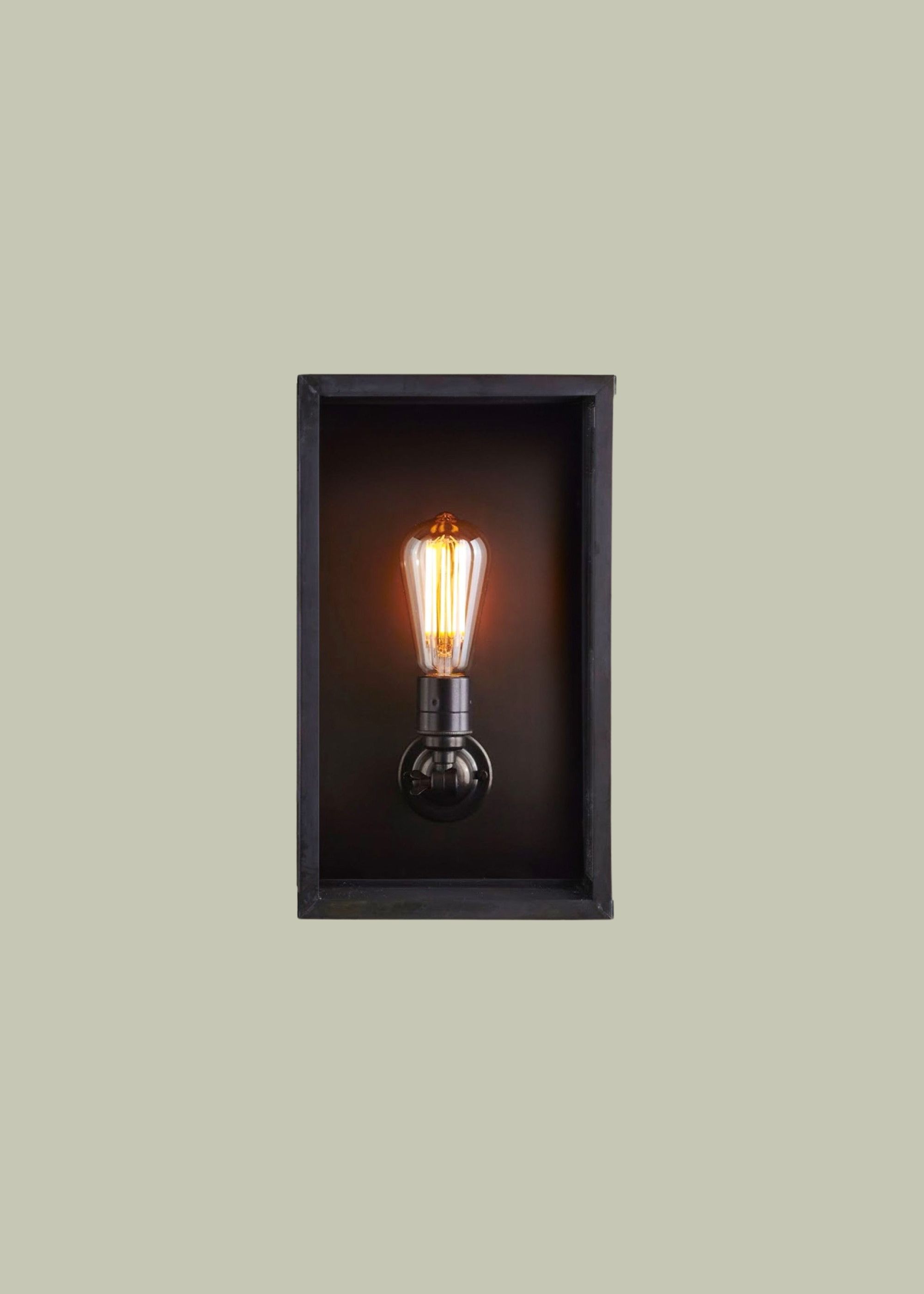 ORIGINAL BTC, O.btc | Medium Box Wall Light 7645 (internally Glazed)