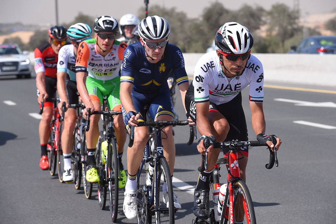 Yousif Mirza (UAE Abu Dhabi) got into the break