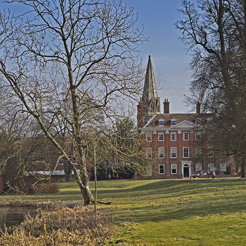 building with sky and park