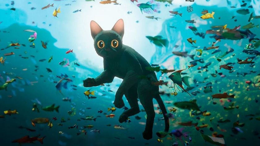 Image of a cat underwater from Best Animated Feature Oscar winner Flow