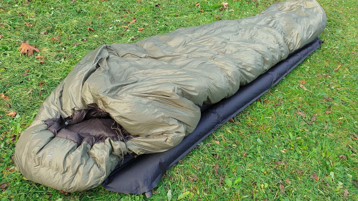 Exped Waterbloc Pro -15° sleeping bag review: warm and waterproof enough you can even bivy in it