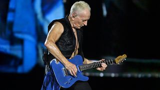 Phil Collen of Def Leppard performs onstage during the &quot;Summer Stadium&quot; tour at Truist Park on July 13, 2024 in Atlanta, Georgia