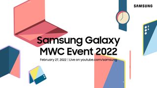 Samsung Galaxy event at MWC 2022 invitation