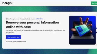 Incogni home page 2026