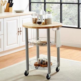 Round kitchen cart