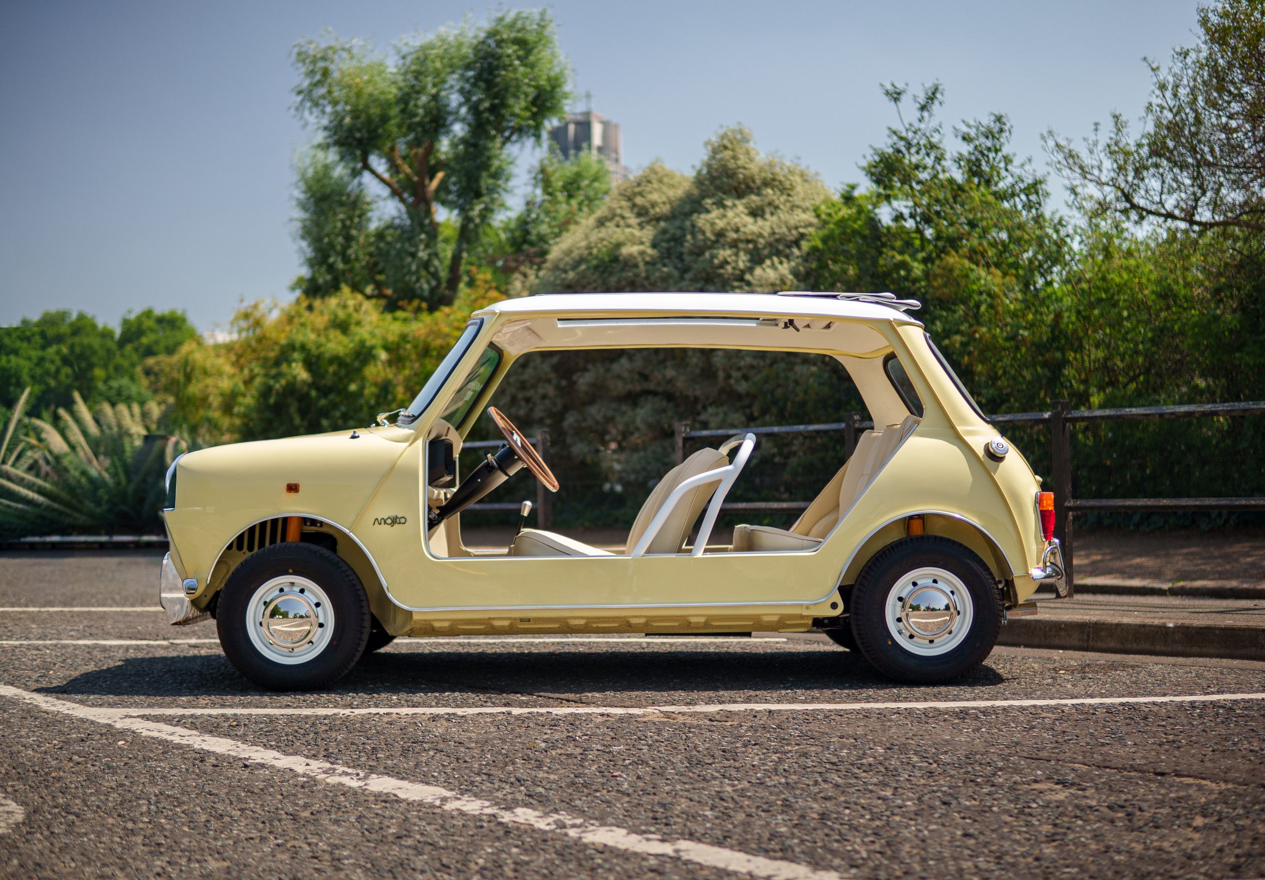 The Mini Mojito Mk2 mixes up the beach car category with a fizzing take on the classic Mini