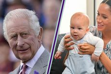 King Charles III and Prince Archie
