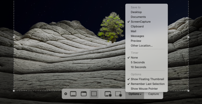 macOS Big Sur: How to change the default location where screenshots are saved