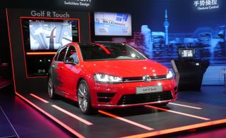 Shown for the first time at CES Asia, Golf R Touch concept utilises Volkswagen's latest gesture control technology that uses hand movements
