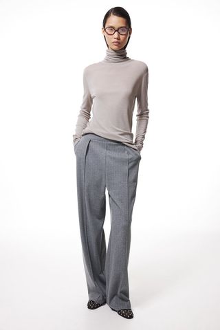 High-Waist Dress Pants