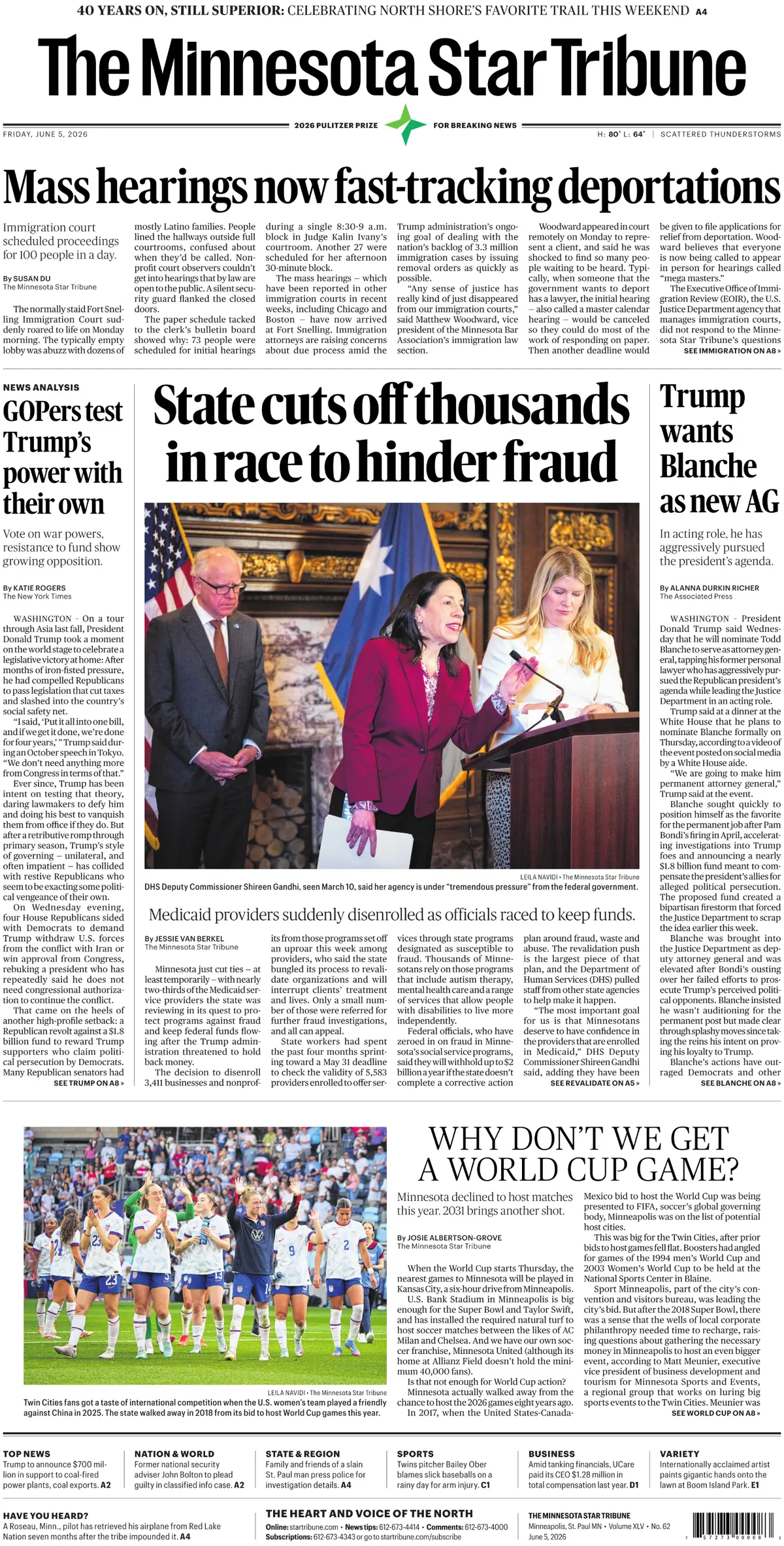 The Minnesota Star Tribune