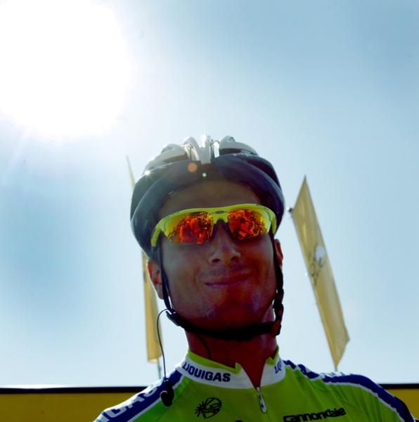 Ivan Basso (Liquigas) lost time today