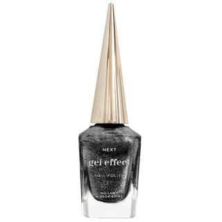 Next Gel Effect Nail Polish in Black Shimmer