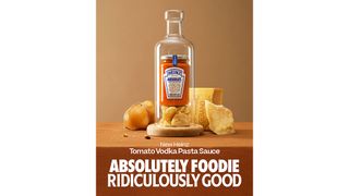 Heinz Absolut vodka pasta sauce collaboration