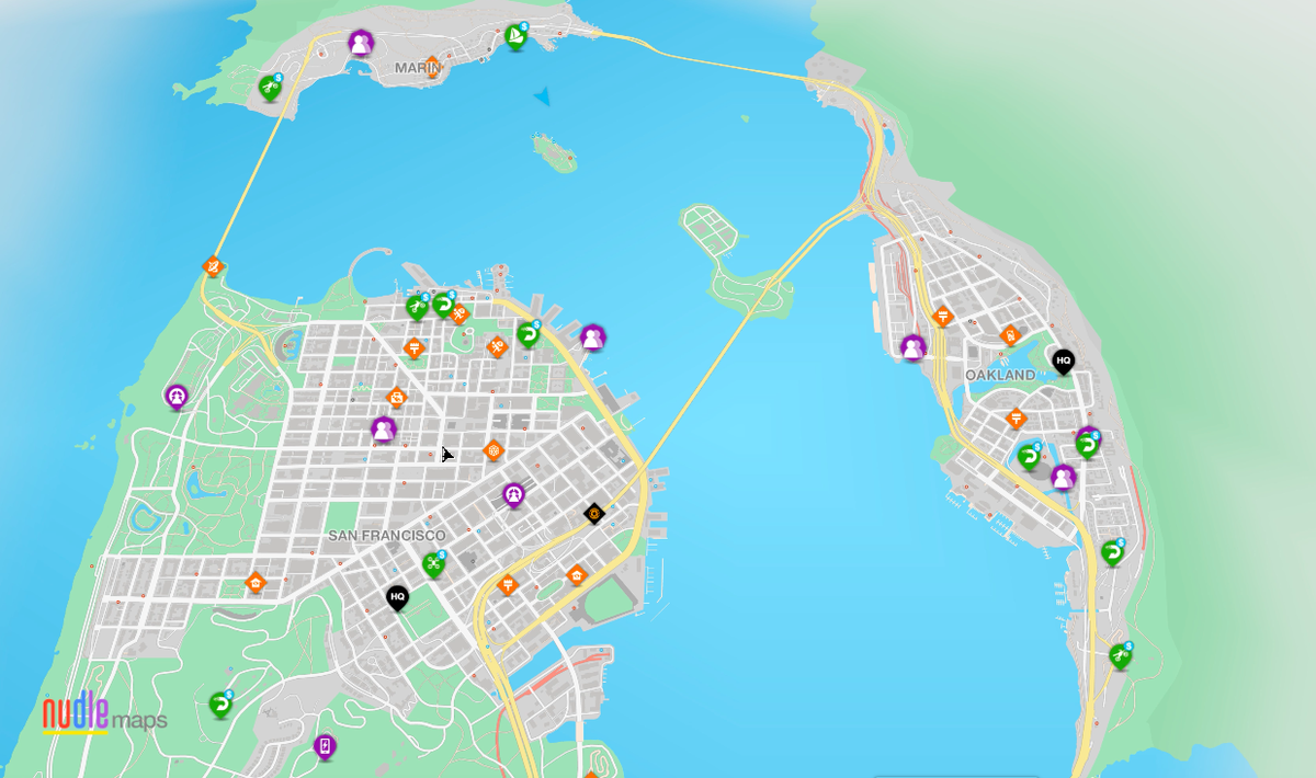 The essential shape of the Bay Area is there.